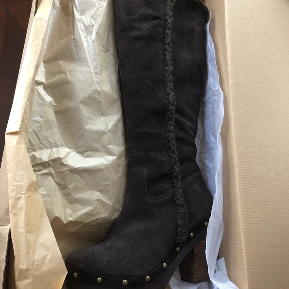 RALPH LAUREN DENIM SUPPLY BROWN SUEDE BOOTS SIZE 7 EXCELLENT CONDITION - Picture 2 of 4